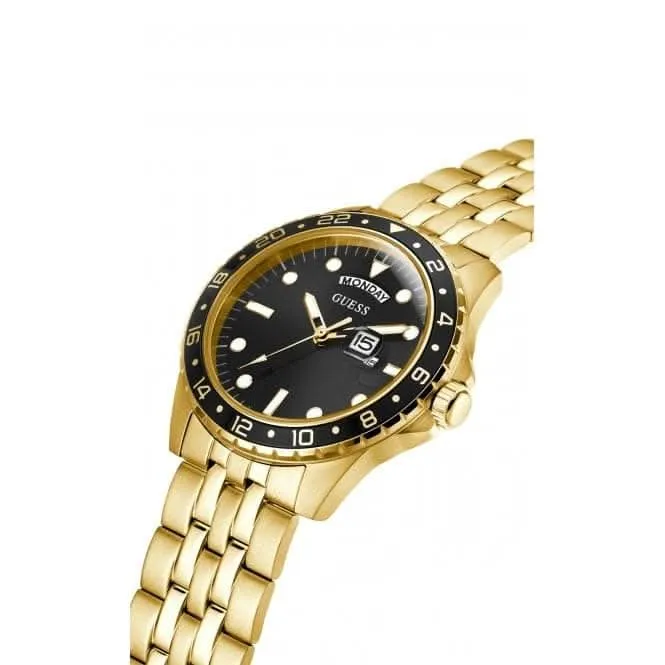Gents Comet Edelstahl Uhr in Goldton GW0220G4