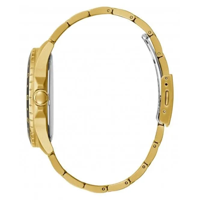 Gents Comet Edelstahl Uhr in Goldton GW0220G4