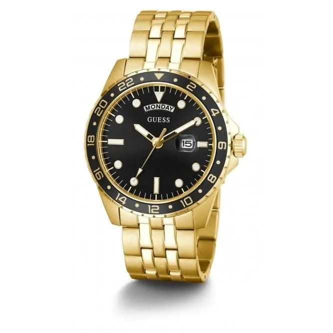 Gents Comet Edelstahl Uhr in Goldton GW0220G4