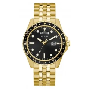 Gents Comet Edelstahl Uhr in Goldton GW0220G4