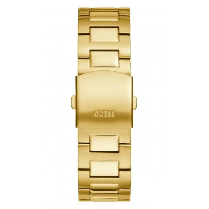 Herren Track Edelstahl Uhr in Goldton GW0426G2