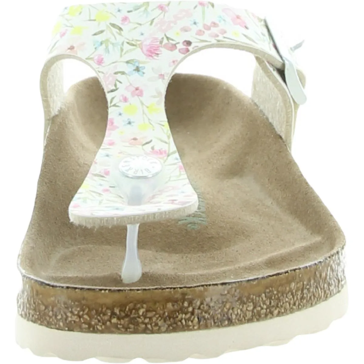 Gizeh BS Damen Sandalen mit Blumenmuster und Schlupffußbett