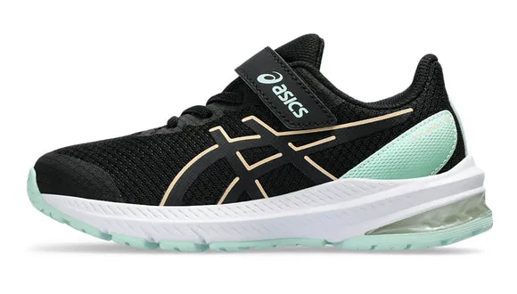 GT-1000 12 PS | Schwarz/Aprikosen-Crush Asics Schuhe