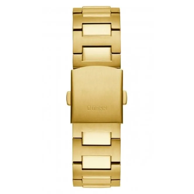 Guess Herren Headline Edelstahl Gold Uhr GW0572G2