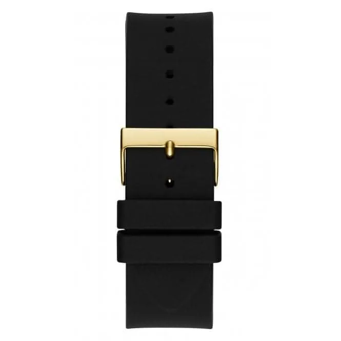 Guess Herren König Edelstahl Gold Uhr GW0537G2