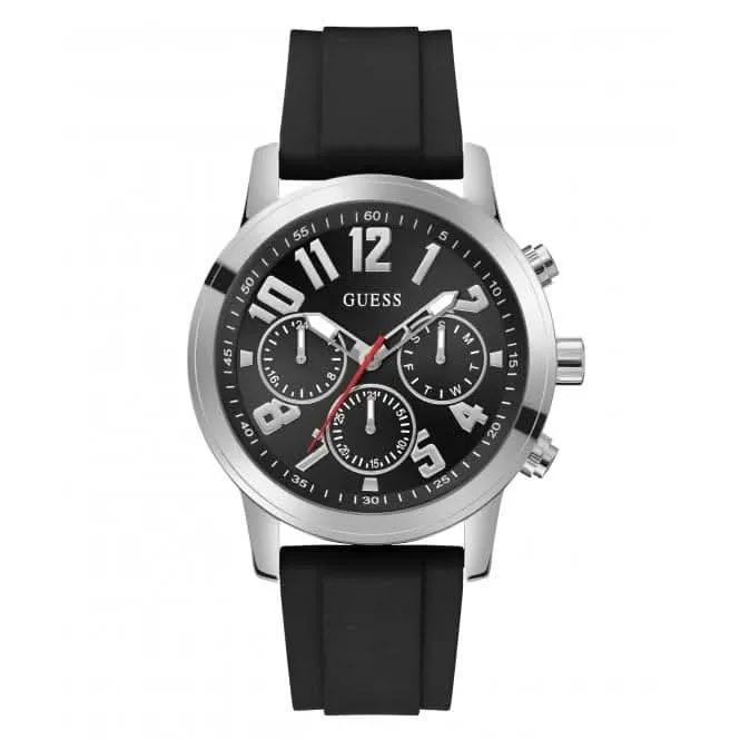 Guess Herren Parker Schwarze Uhr GW0708G1