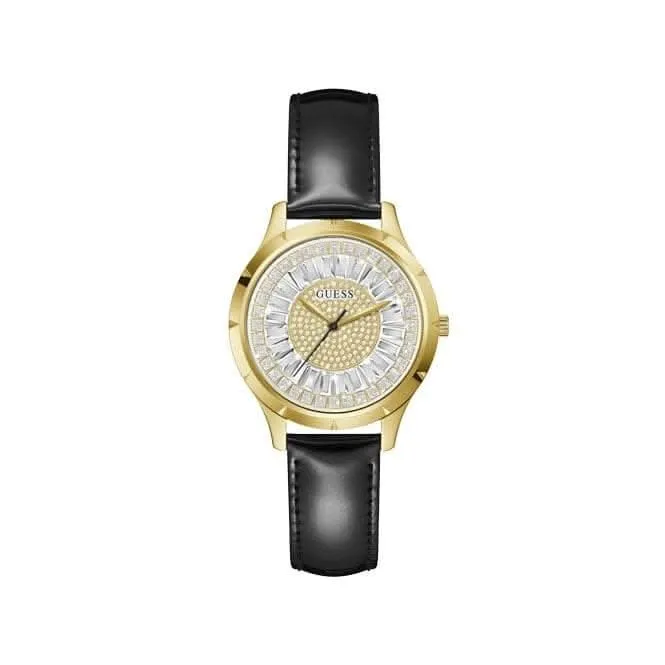 Guess Glamour Damen Trend Uhr Edelstahl Gold GW0299L2
