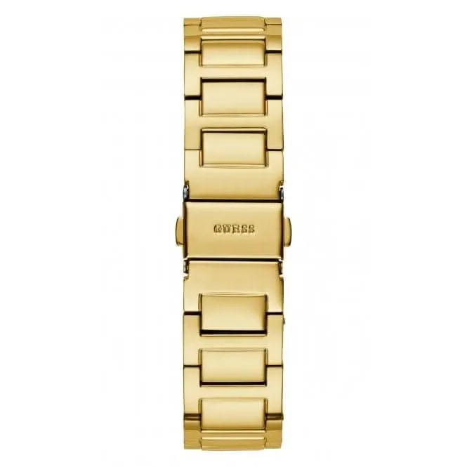 Guess Damen Deco Edelstahl Uhr in Goldton GW0472L2