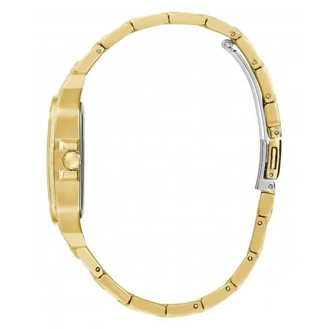 Guess Damen Deco Edelstahl Uhr in Goldton GW0472L2