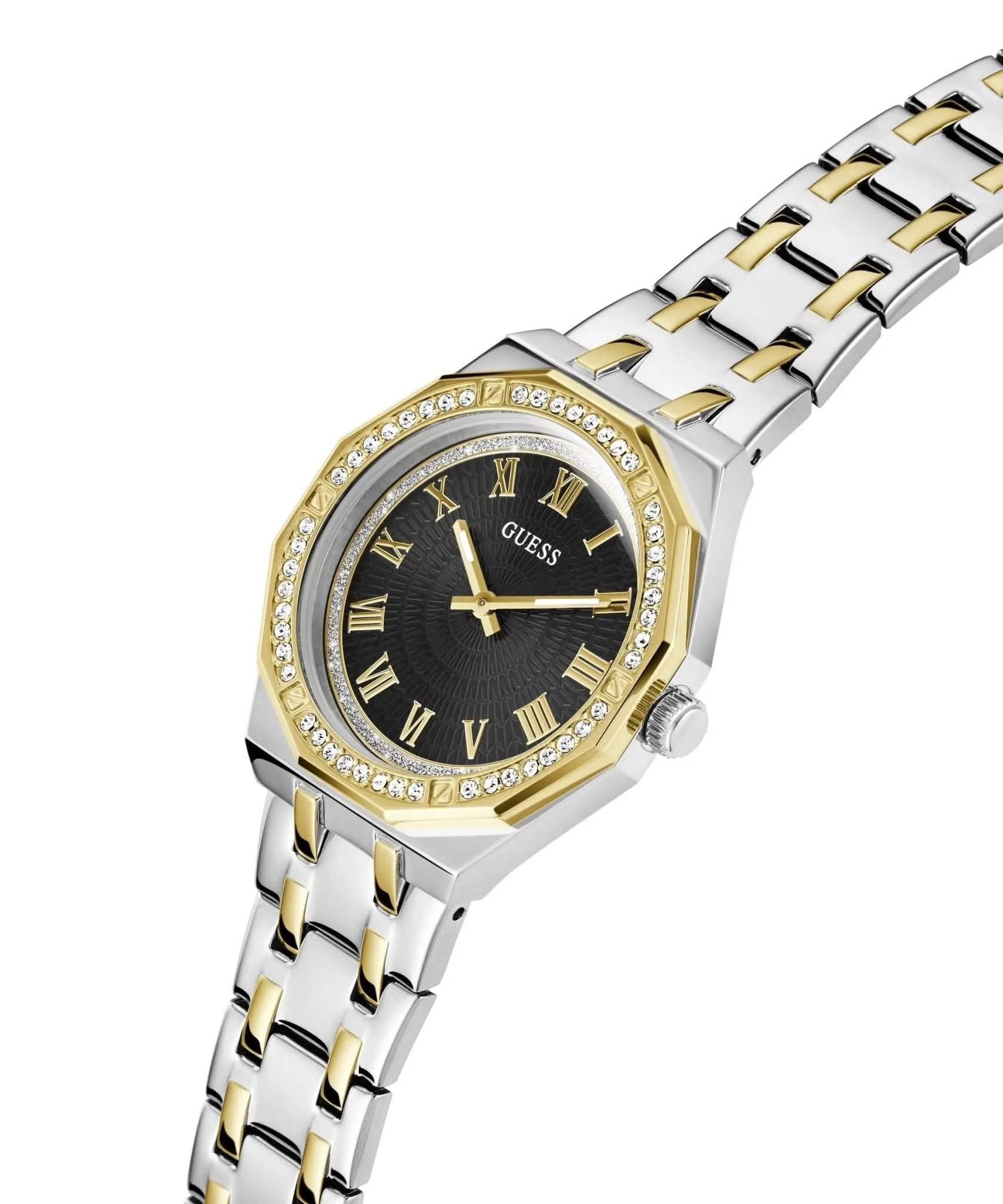 Guess Damen Desire Two Tone Edelstahl Uhr GW0770L4