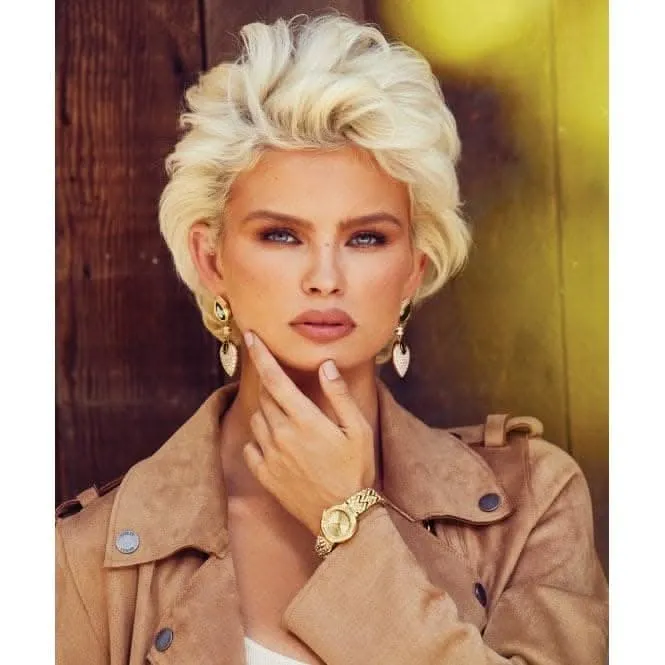 Guess Damen Treasure Edelstahl Uhr in Goldton GW0476L2