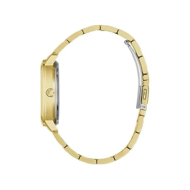Guess Quattro Clear Damen Trend Gold Edelstahl Uhr GW0300L2