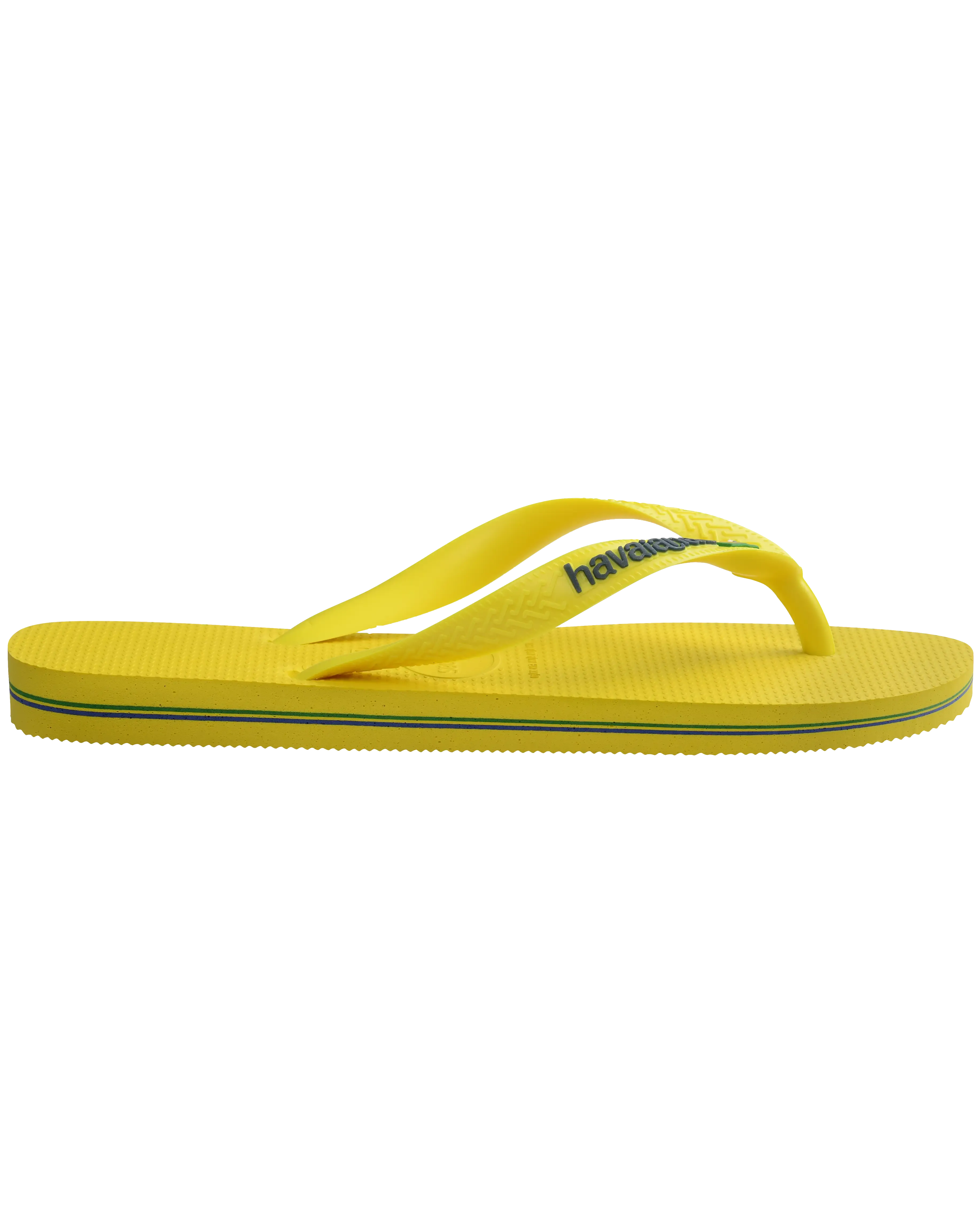 Havaianas Schuhe Jungen Brasil Logo Neon Flip-Flops in Zitronengelb