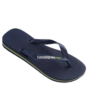 Havaianas Schuhe Jungen Brasilien Logo Flip-Flops in Marineblau