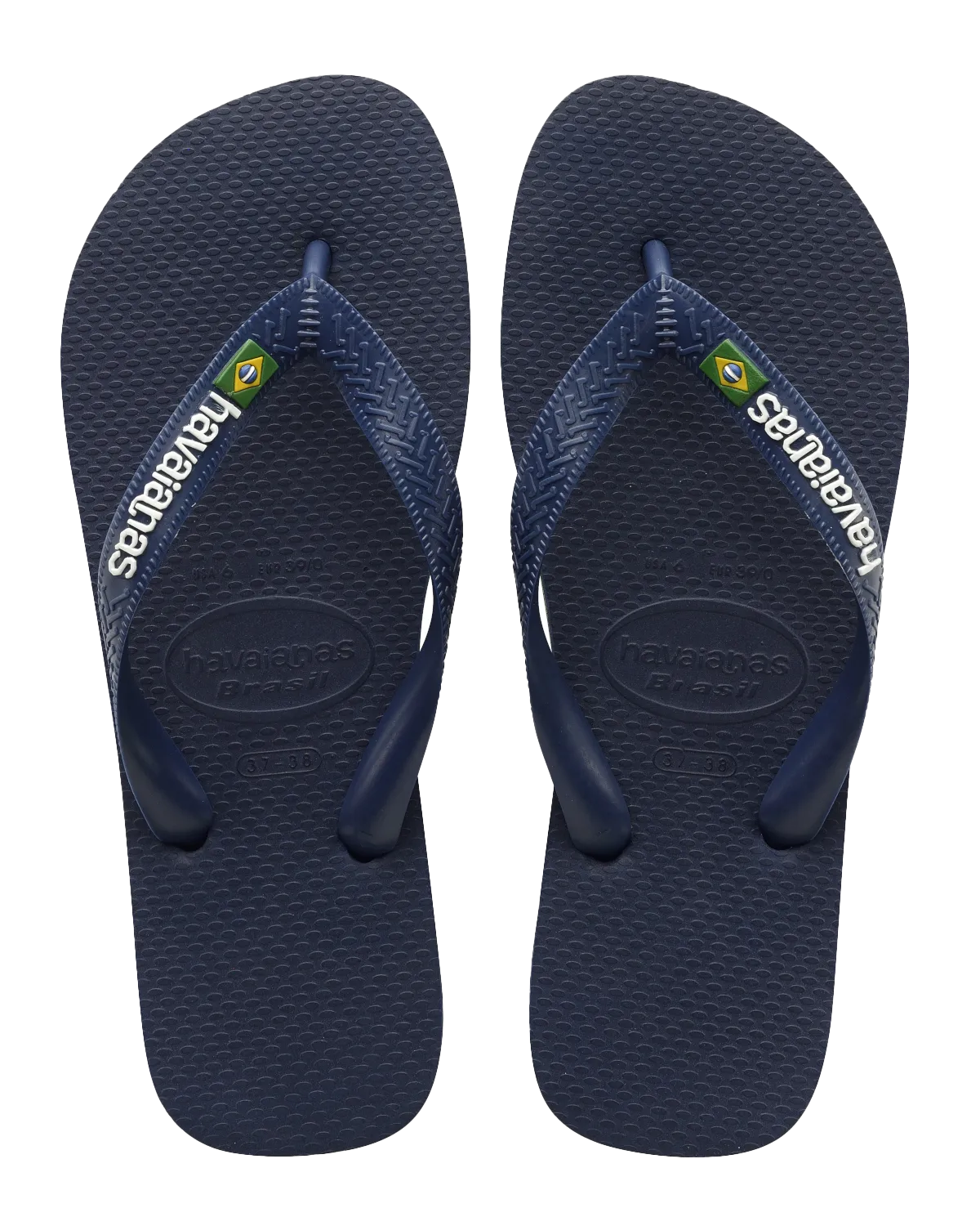 Havaianas Schuhe Jungen Brasilien Logo Flip-Flops in Marineblau