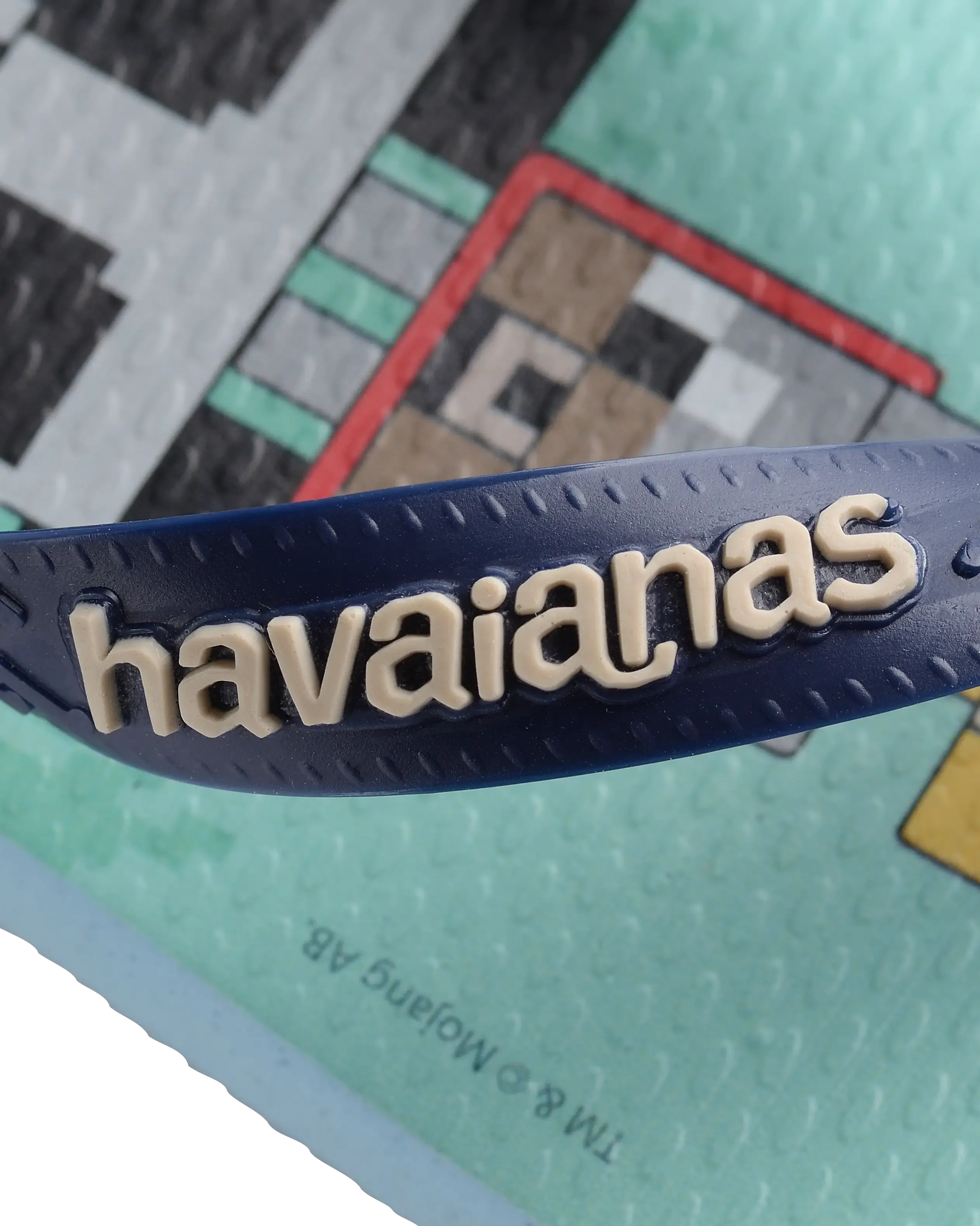Havaianas Schuhe Jungen Minecraft Flip-Flops in Lavendelblau