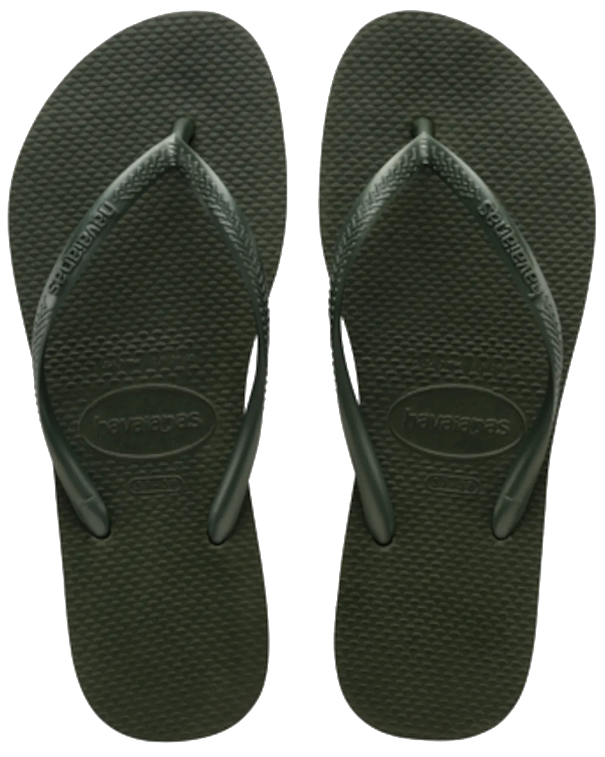 Havaianas Schuhe Slim Flip Flops in Grün Olive