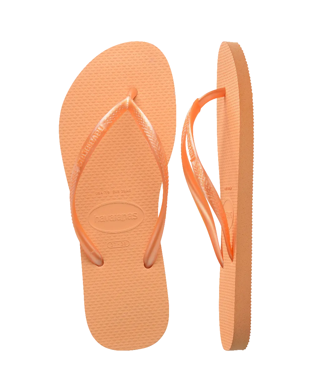 Havaianas Schuhe Slim Flip Flops in Pfirsich