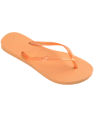 Havaianas Schuhe Slim Flip Flops in Pfirsich
