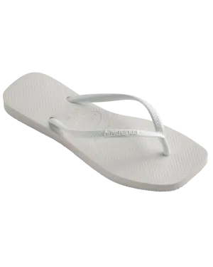 Havaianas Schuhe Slim Square Flip Flops in Weiß