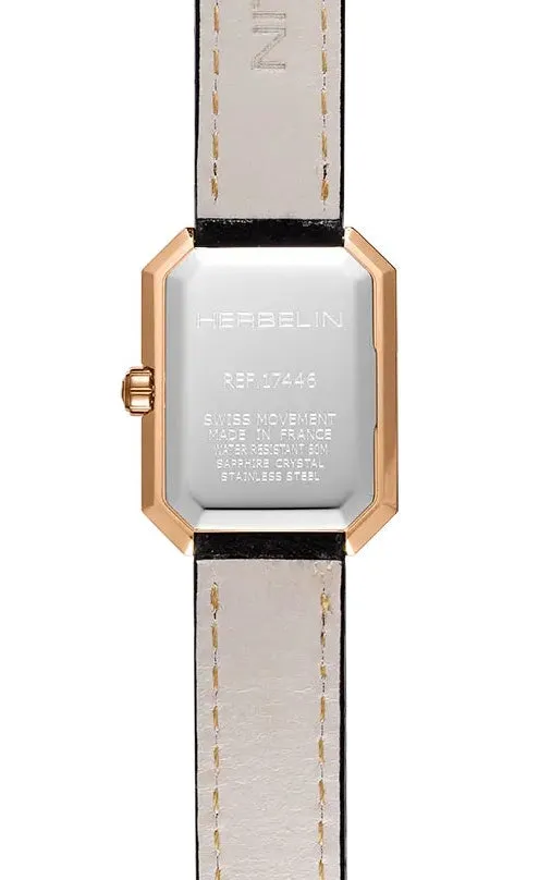 Herbelin Uhren Herbelin Octogone Roségold PVD Armbanduhr