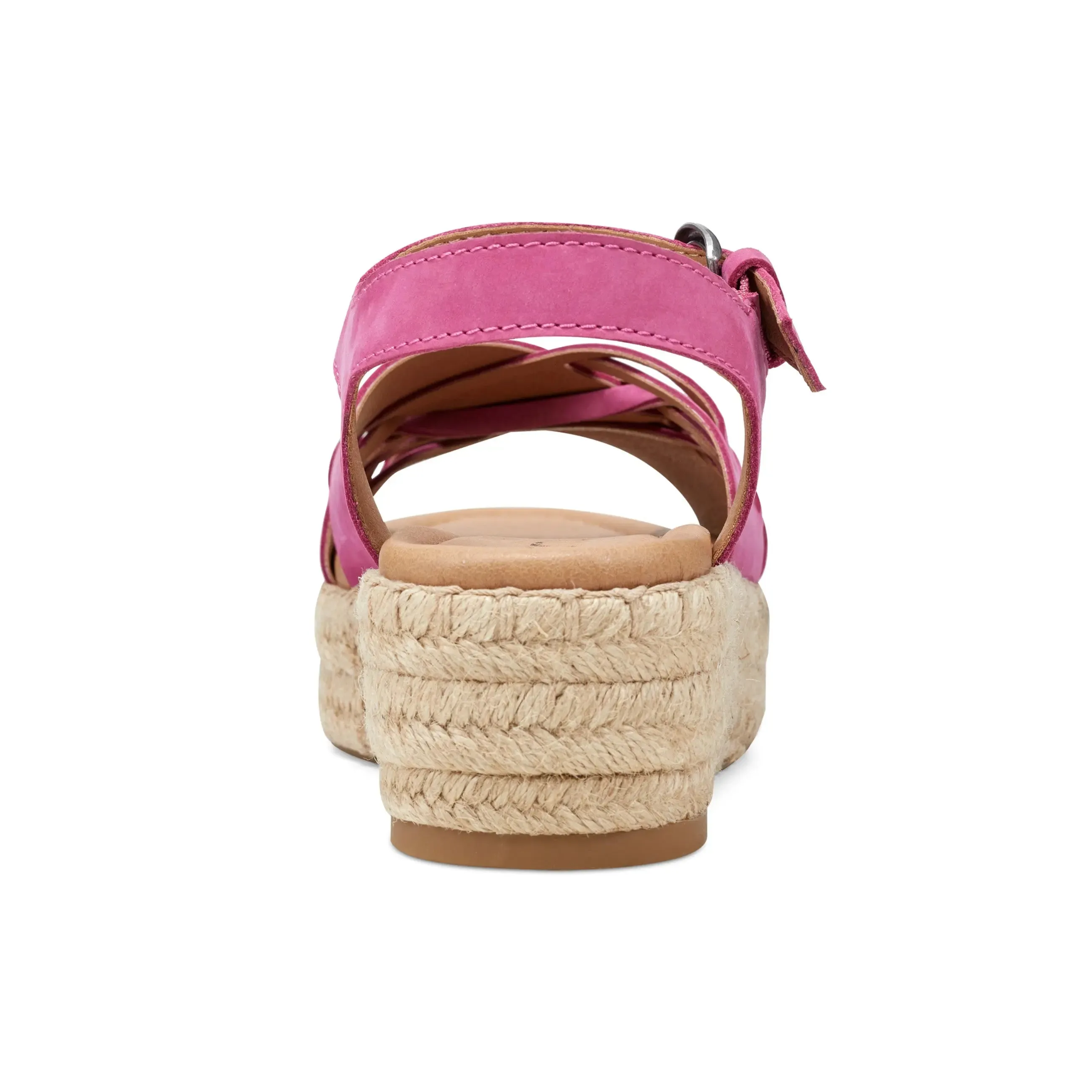 Hilda Freizeit-Espadrilles mit offener Spitze und Plateauabsatz