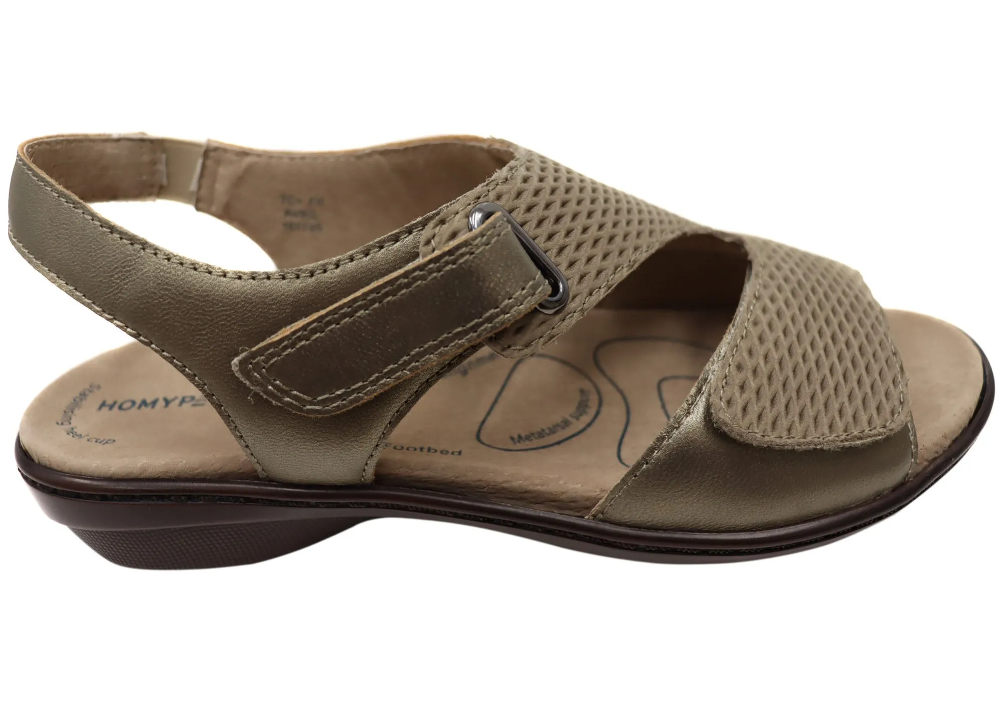 Homyped Avril Damen-Sandalen aus Leder mit unterstützendem und bequemem Tragekomfort Homyped Schuhe