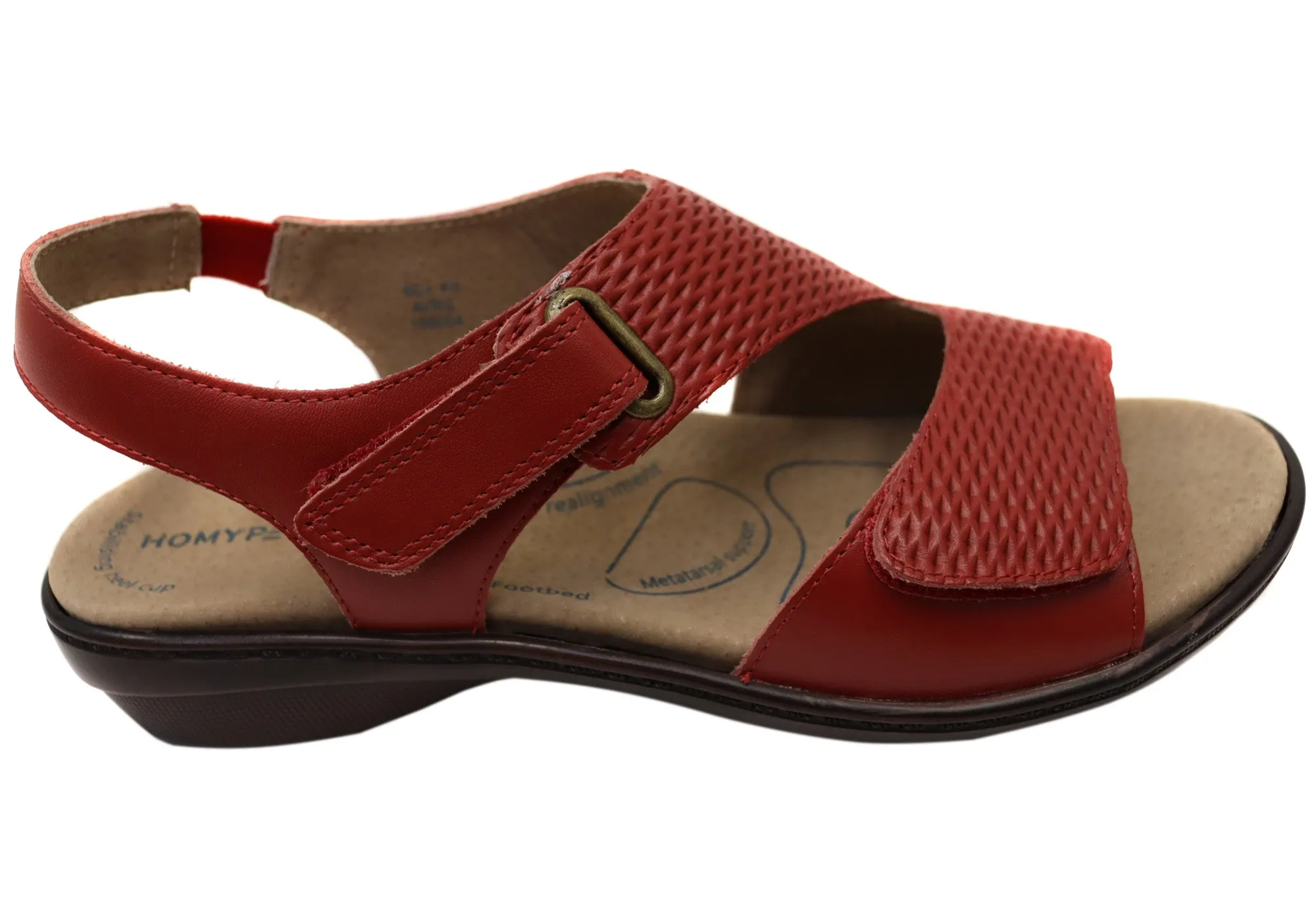 Homyped Avril Damen-Sandalen aus Leder mit unterstützendem und bequemem Tragekomfort Homyped Schuhe
