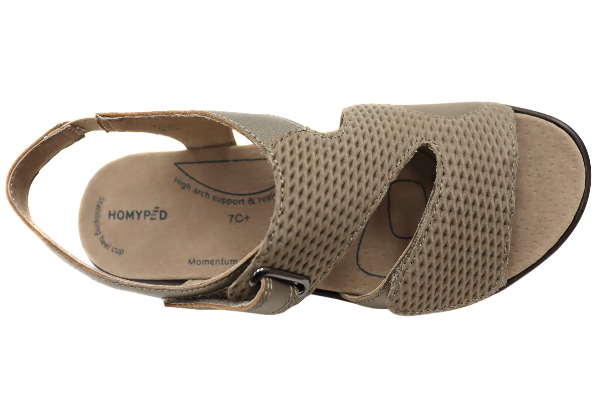 Homyped Avril Damen-Sandalen aus Leder mit unterstützendem und bequemem Tragekomfort Homyped Schuhe