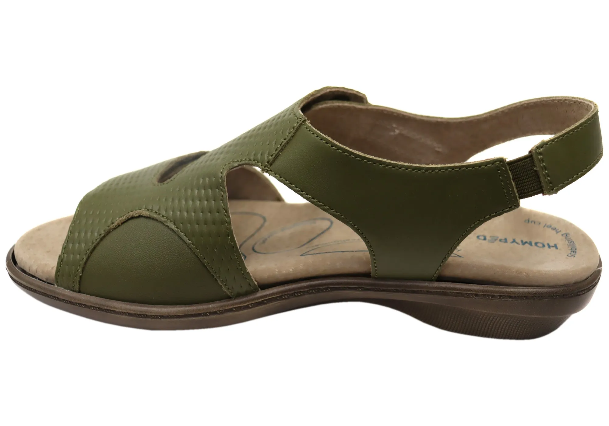 Homyped Avril Damen-Sandalen aus Leder mit unterstützendem und bequemem Tragekomfort Homyped Schuhe