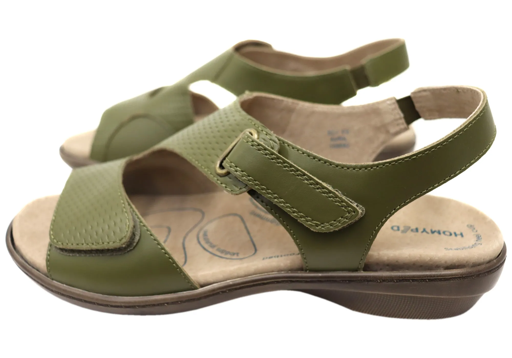 Homyped Avril Damen-Sandalen aus Leder mit unterstützendem und bequemem Tragekomfort Homyped Schuhe