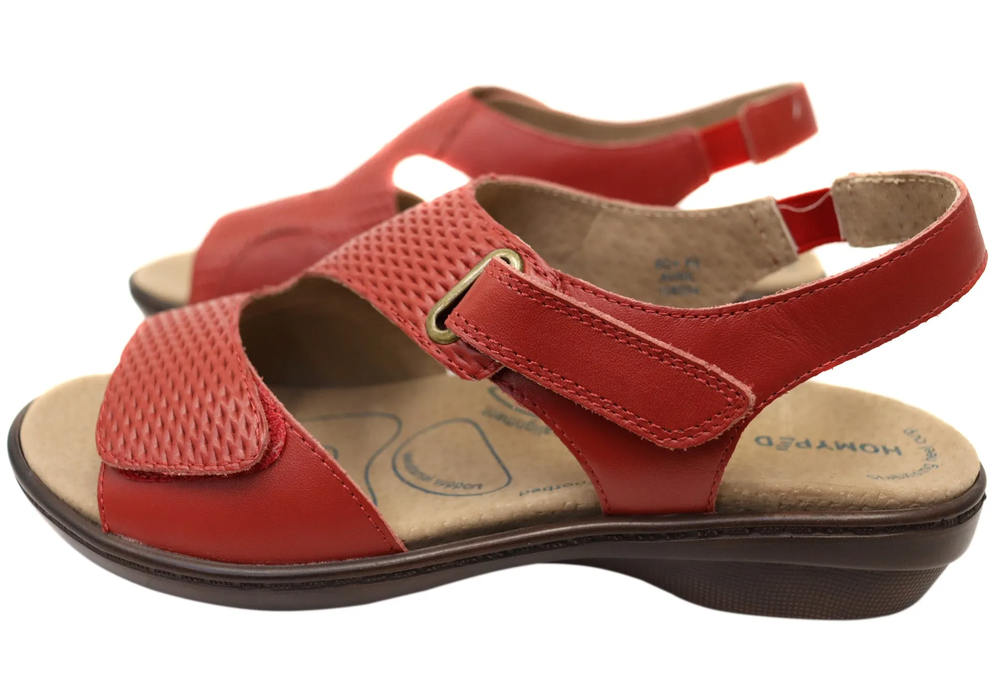 Homyped Avril Damen-Sandalen aus Leder mit unterstützendem und bequemem Tragekomfort Homyped Schuhe