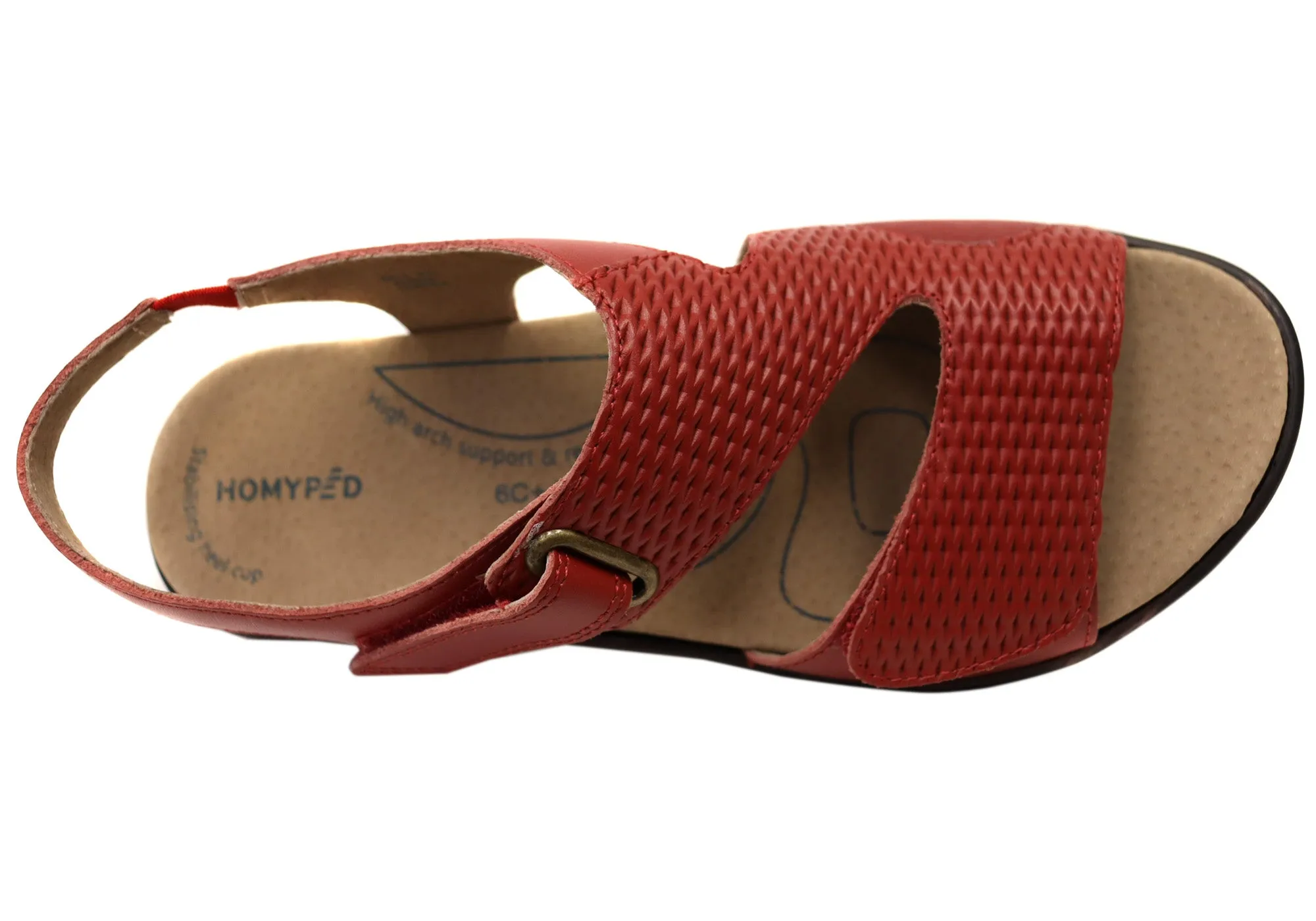 Homyped Avril Damen-Sandalen aus Leder mit unterstützendem und bequemem Tragekomfort Homyped Schuhe