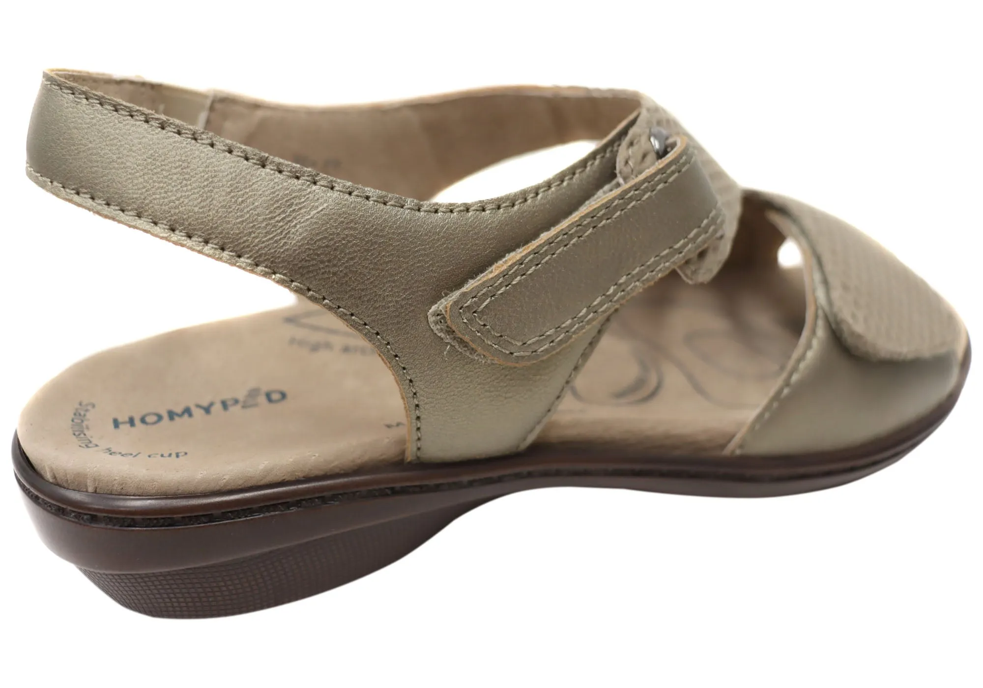 Homyped Avril Damen-Sandalen aus Leder mit unterstützendem und bequemem Tragekomfort Homyped Schuhe