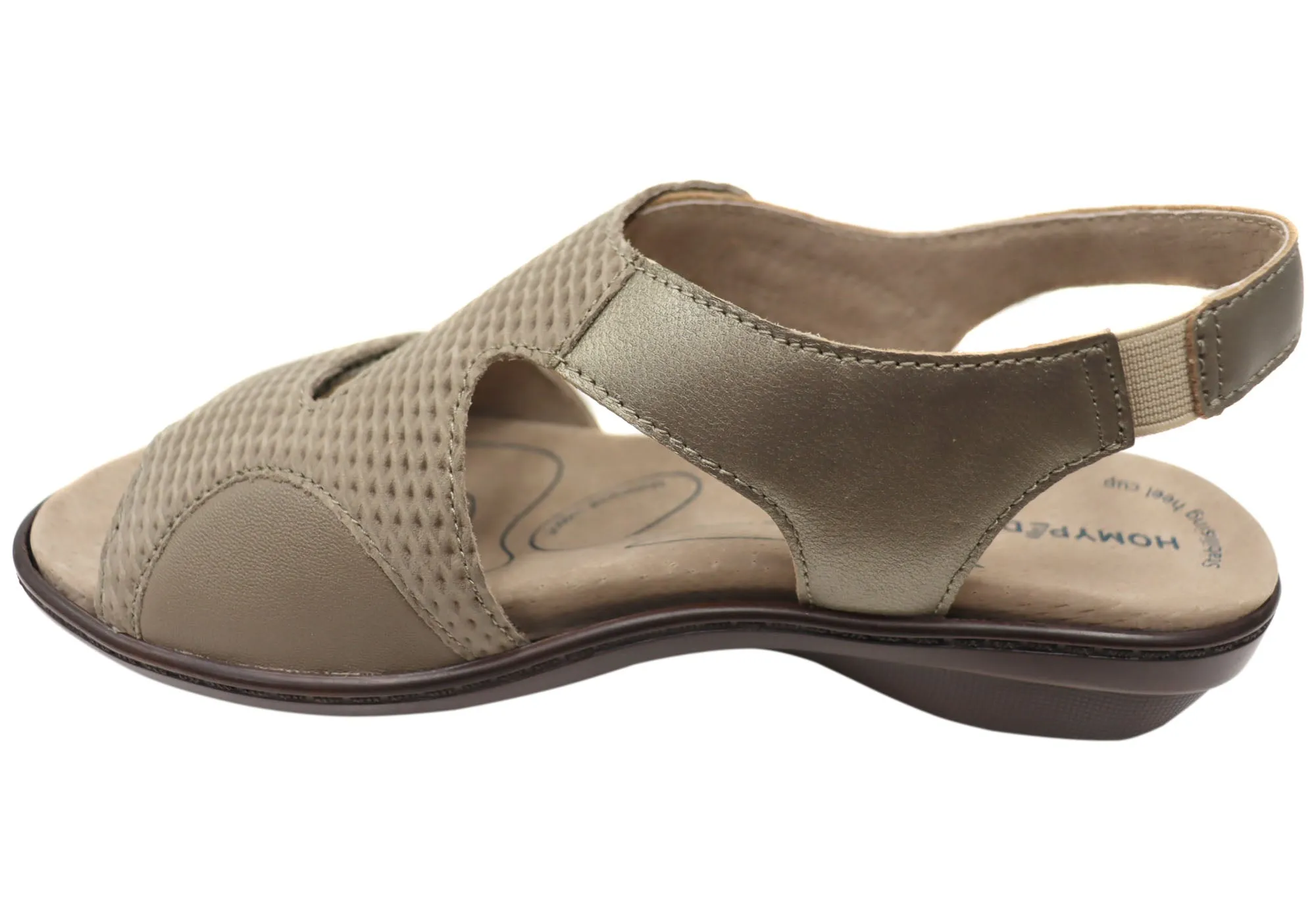 Homyped Avril Damen-Sandalen aus Leder mit unterstützendem und bequemem Tragekomfort Homyped Schuhe