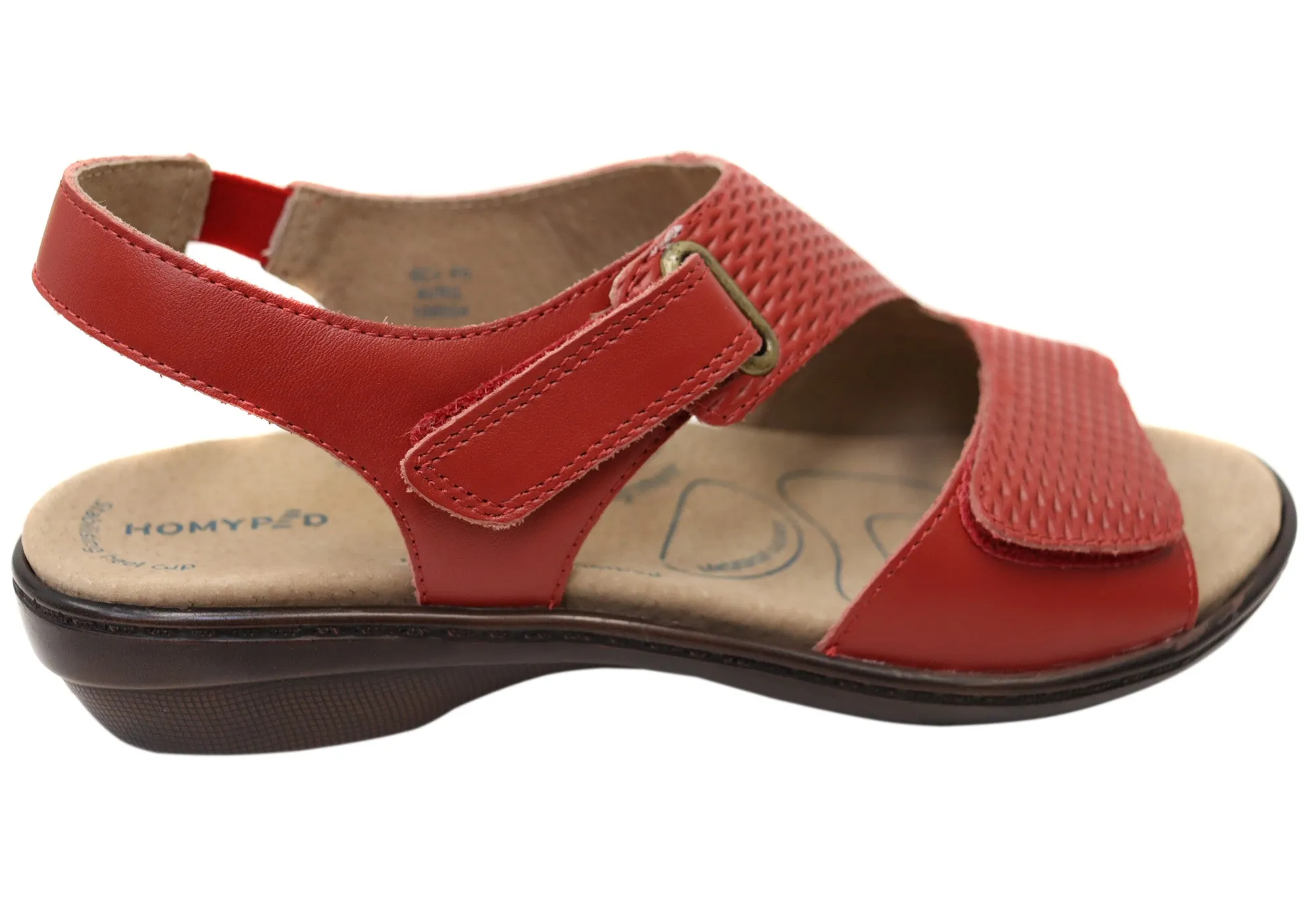 Homyped Avril Damen-Sandalen aus Leder mit unterstützendem und bequemem Tragekomfort Homyped Schuhe