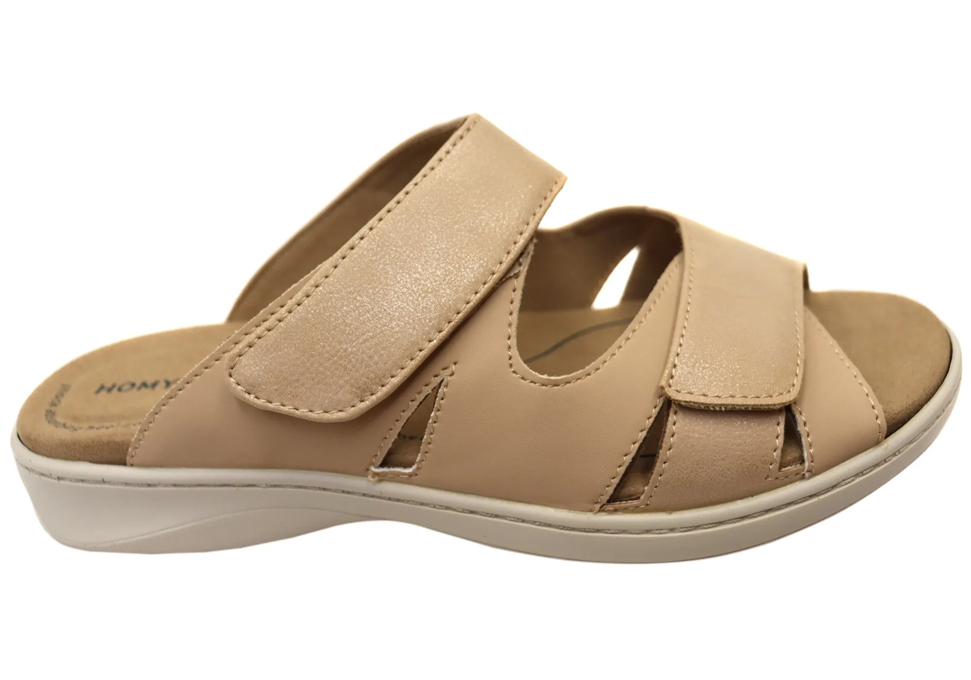 Homyped Damen Traum-Slide Weite Passform Slides Sandalen Homyped Schuhe
