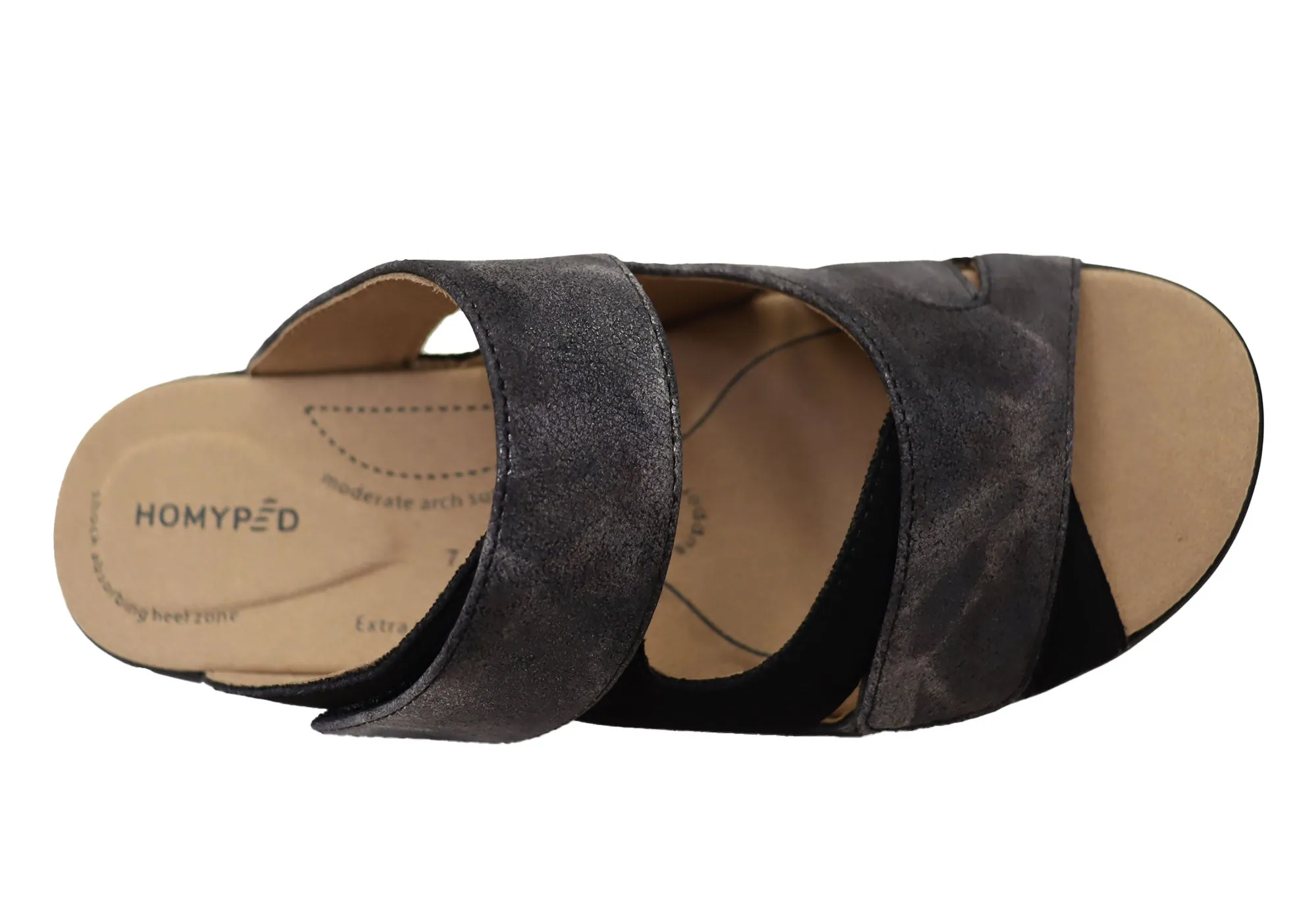 Homyped Damen Traum-Slide Weite Passform Slides Sandalen Homyped Schuhe