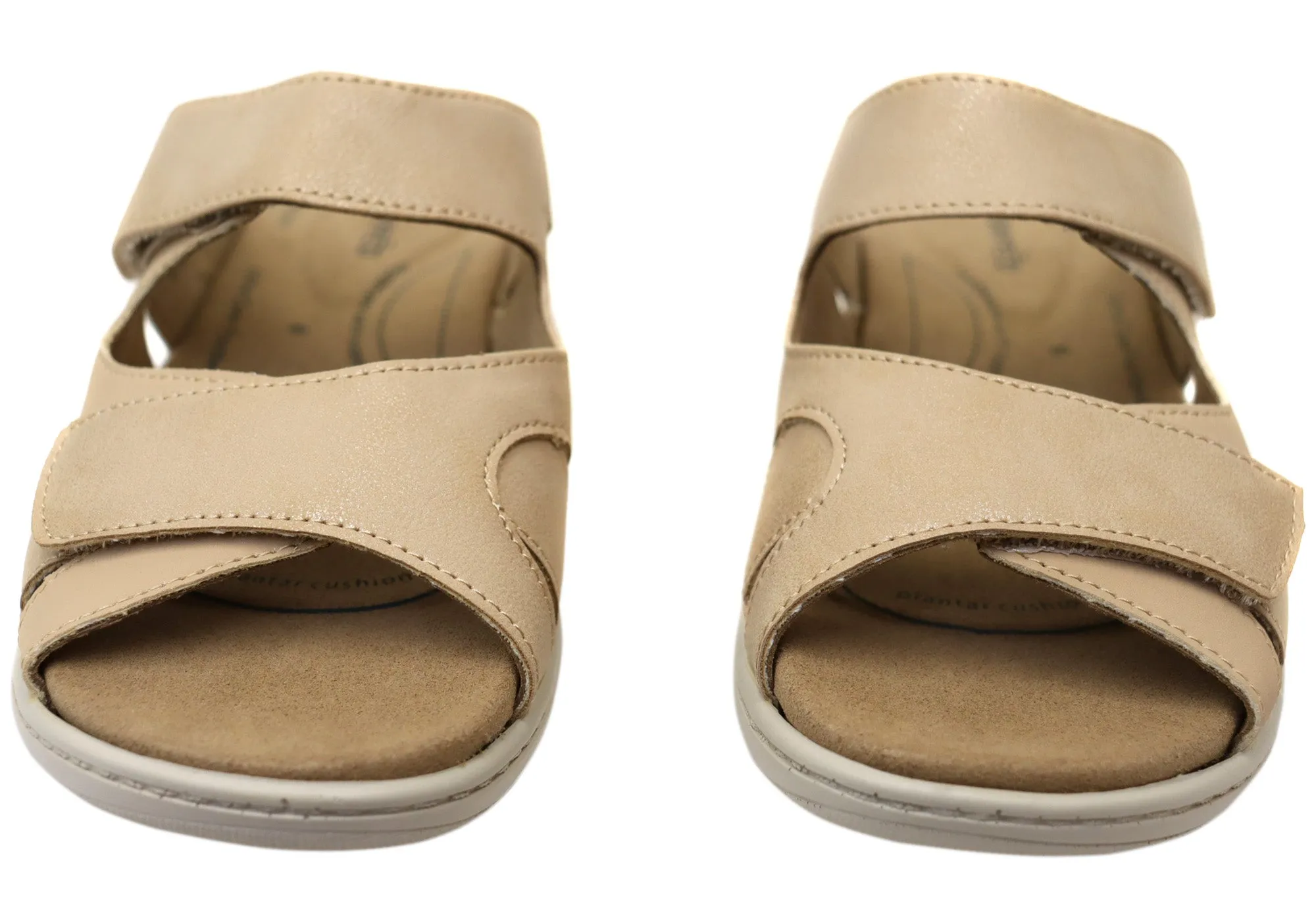 Homyped Damen Traum-Slide Weite Passform Slides Sandalen Homyped Schuhe