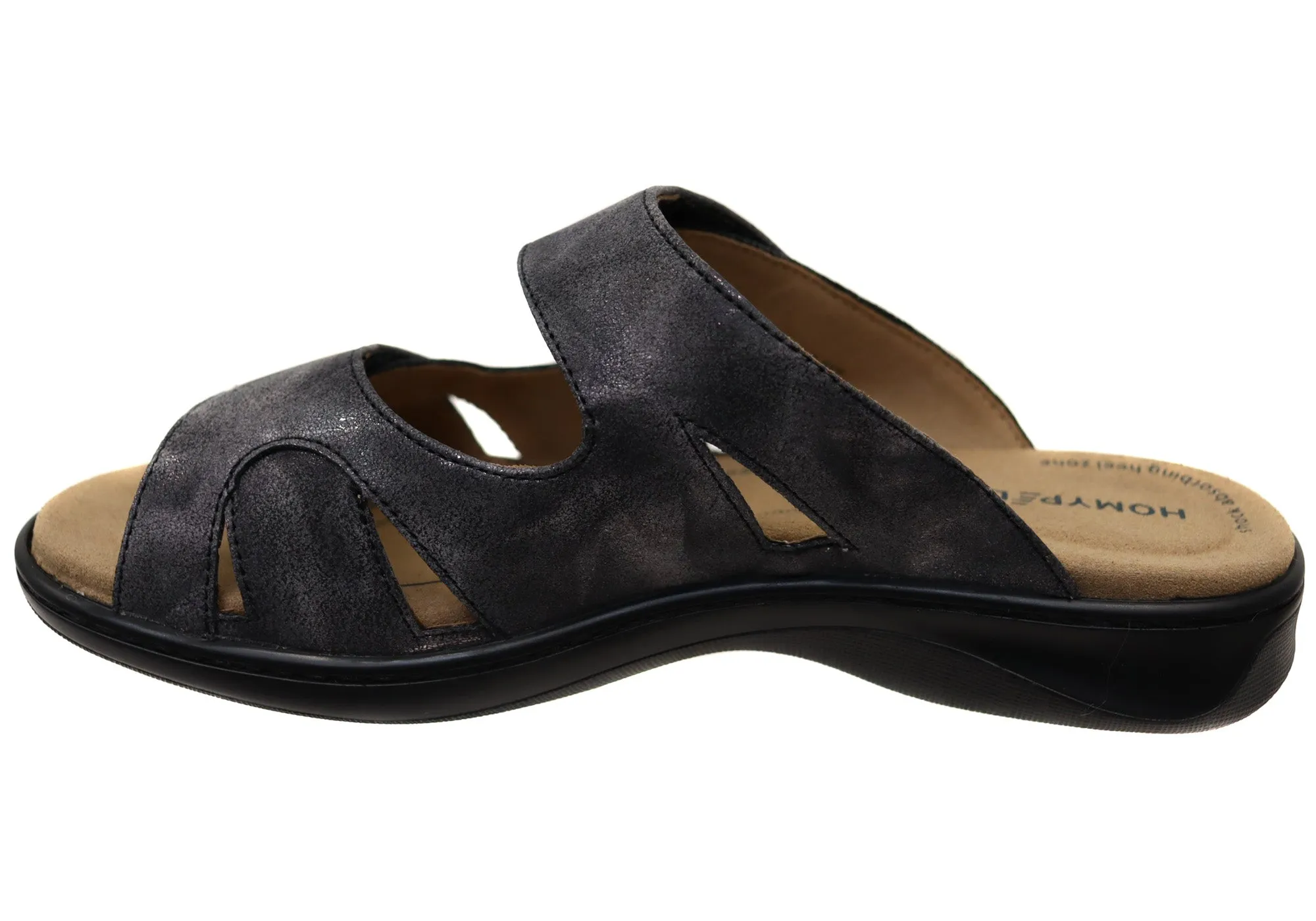 Homyped Damen Traum-Slide Weite Passform Slides Sandalen Homyped Schuhe