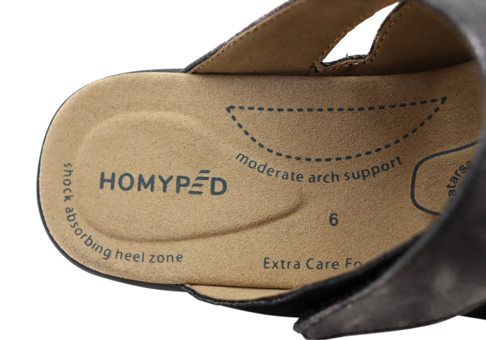 Homyped Damen Traum-Slide Weite Passform Slides Sandalen Homyped Schuhe