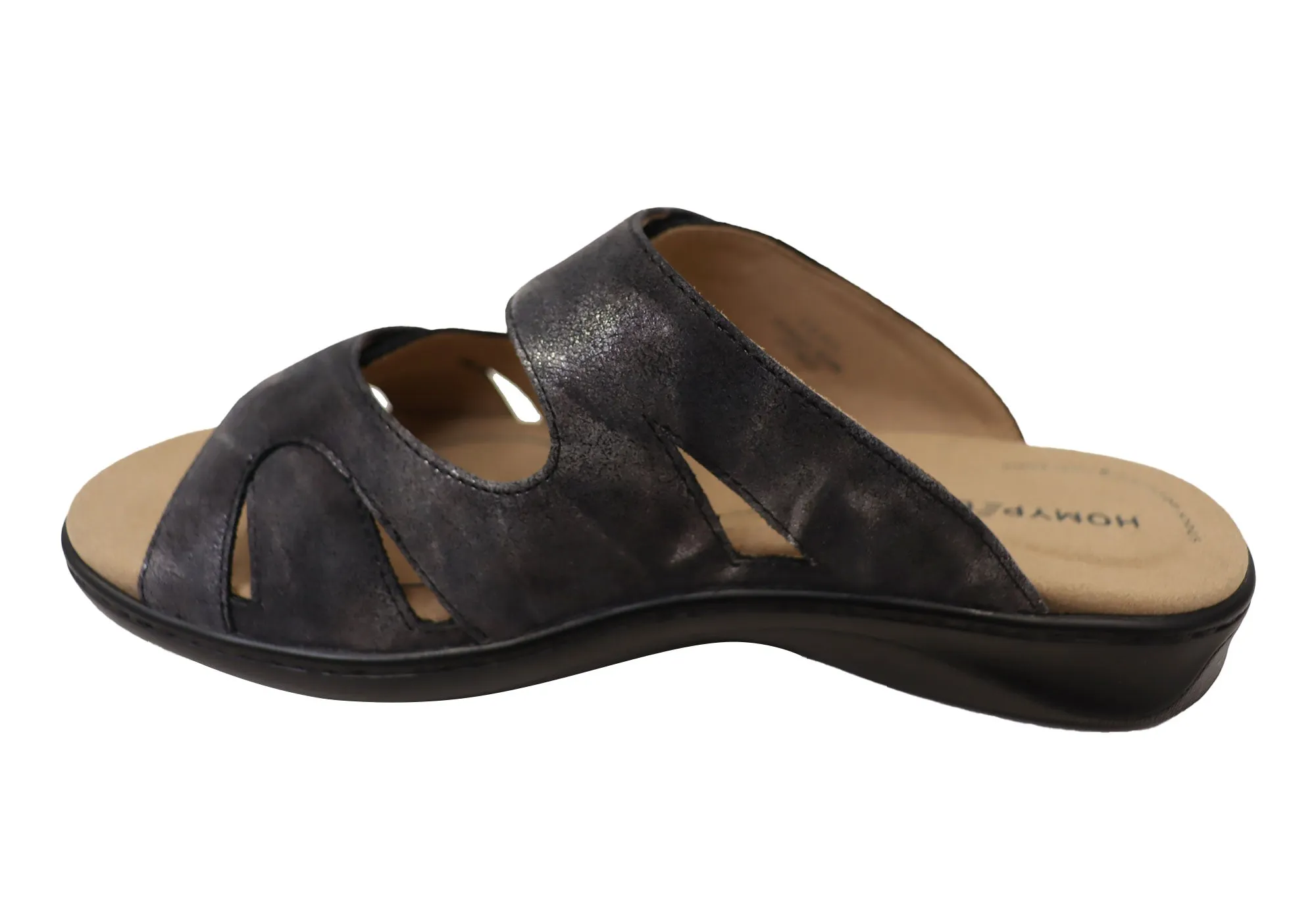 Homyped Damen Traum-Slide Weite Passform Slides Sandalen Homyped Schuhe