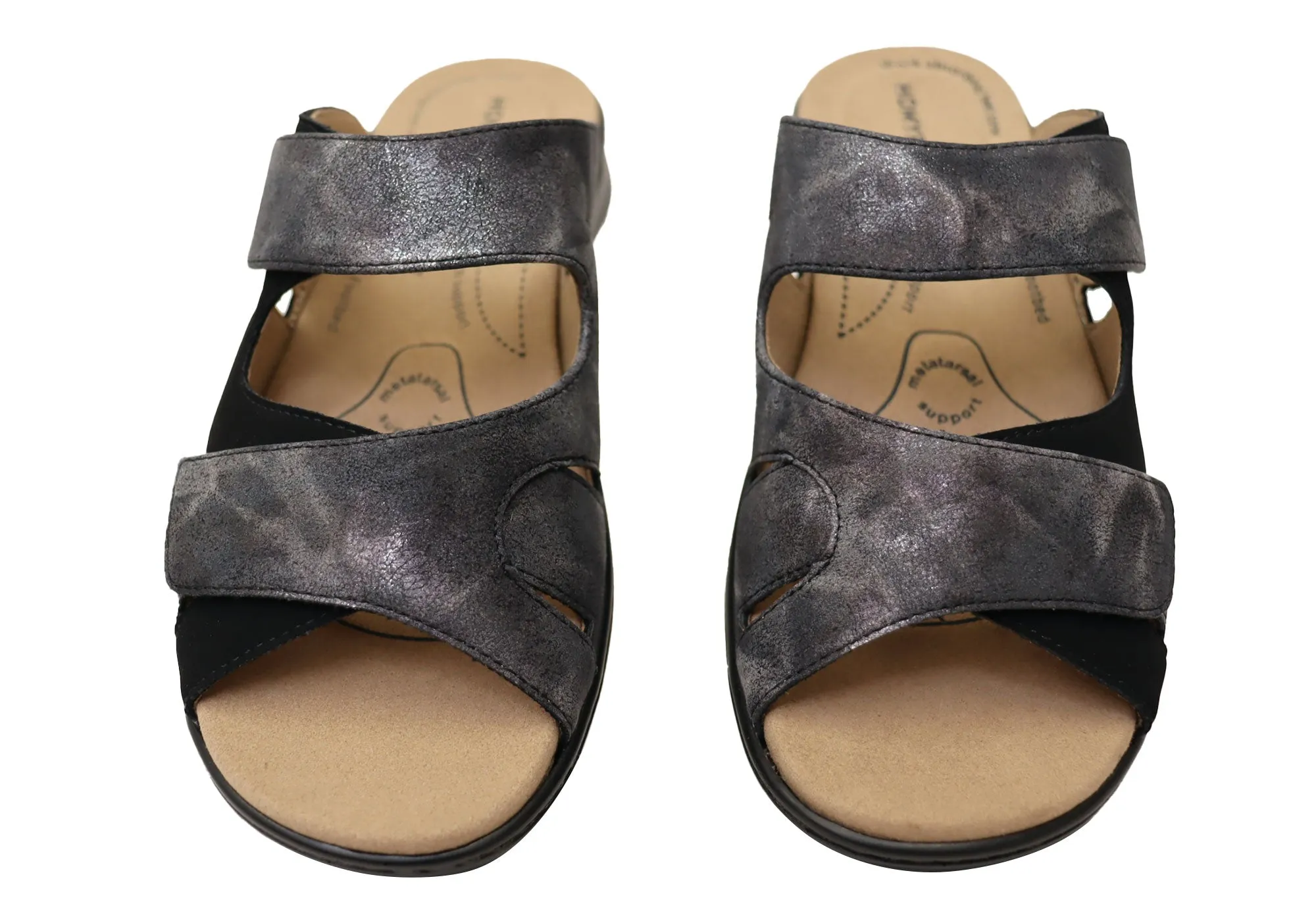 Homyped Damen Traum-Slide Weite Passform Slides Sandalen Homyped Schuhe