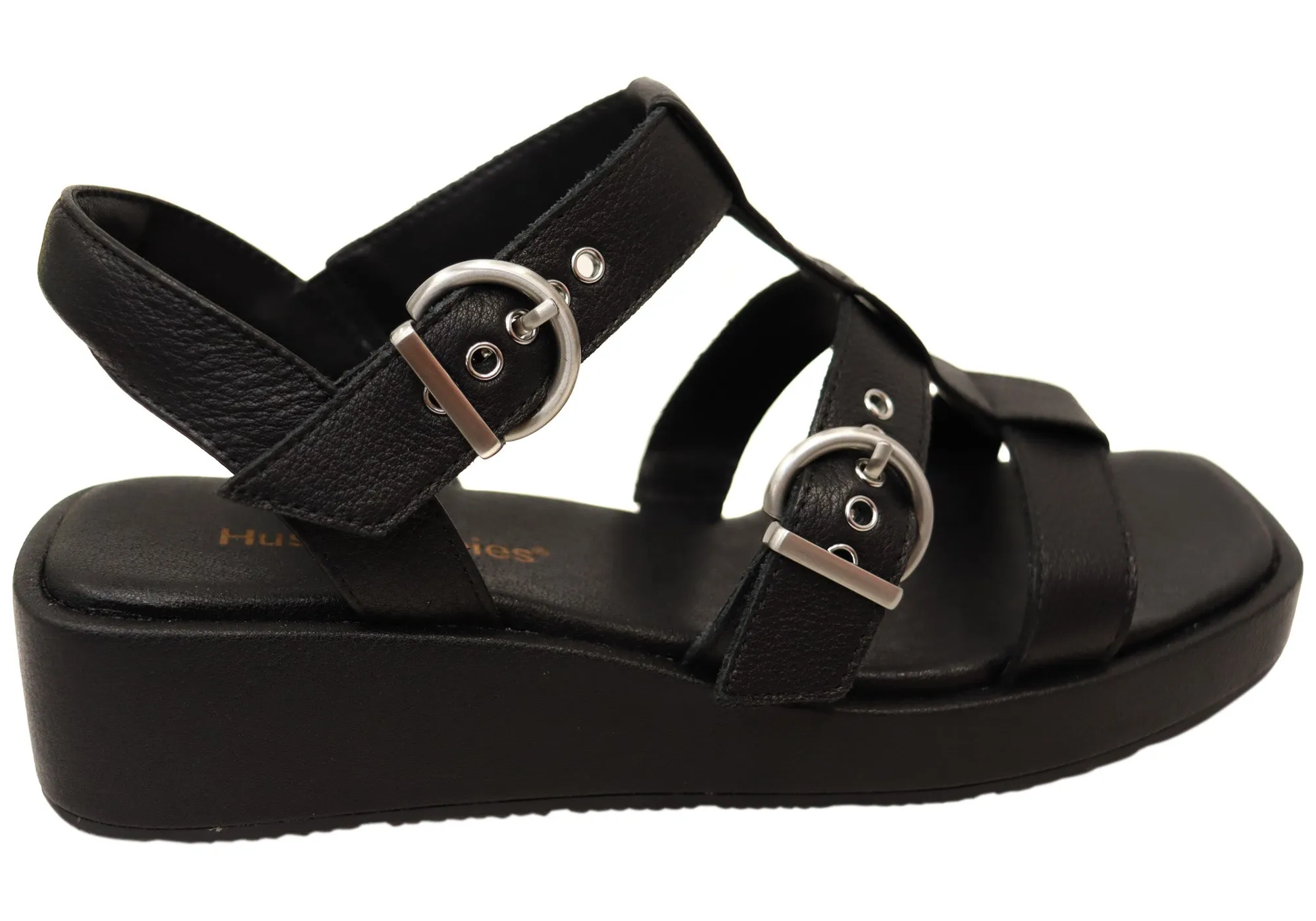 Hush Puppies Equity Damen Bequeme Ledersandalen Hush Puppies Schuhe