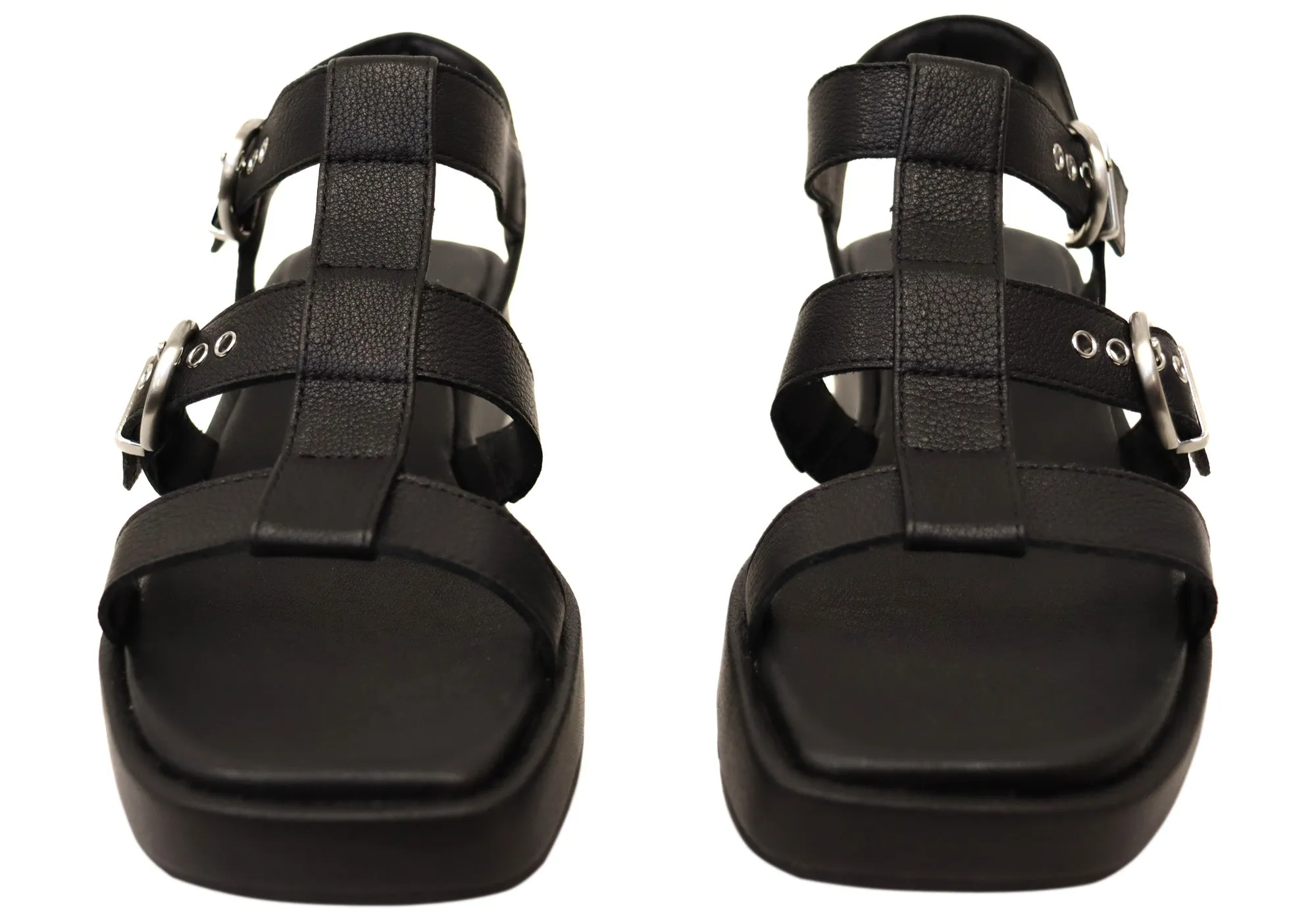 Hush Puppies Equity Damen Bequeme Ledersandalen Hush Puppies Schuhe