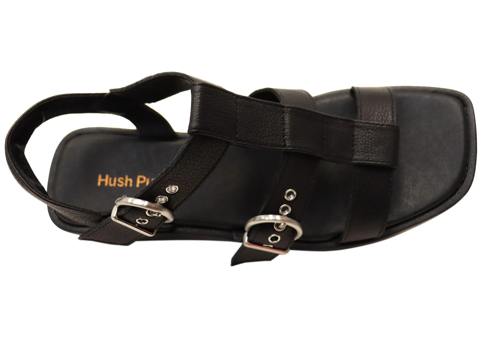 Hush Puppies Equity Damen Bequeme Ledersandalen Hush Puppies Schuhe