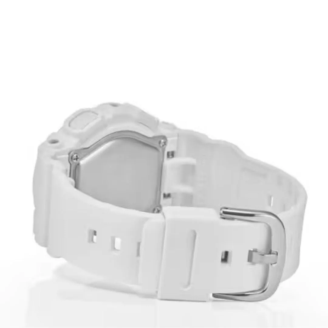 Schmuck Casio Uhren Casio Baby-G Weiß und Rosa Analog-Digital Damenuhr BA-130-7A1DR