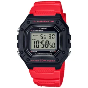 Schmuck Casio Uhren Casio Illuminator Digitaluhr W-218H-4BVDF