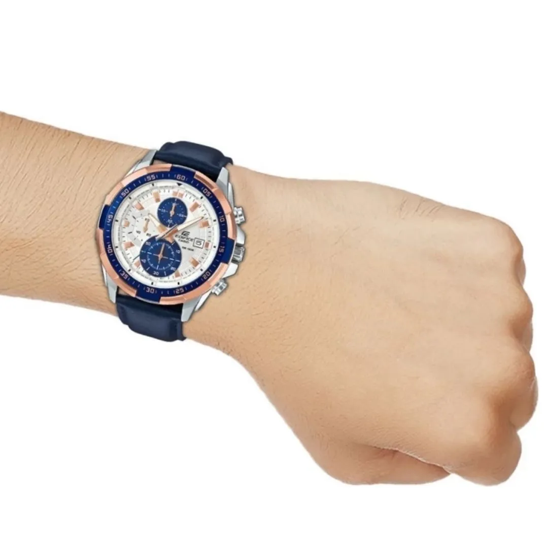 Schmuck Casio Uhren CASIO Standard Chronograph Blaue Uhr EFR-539L-7CVUDF