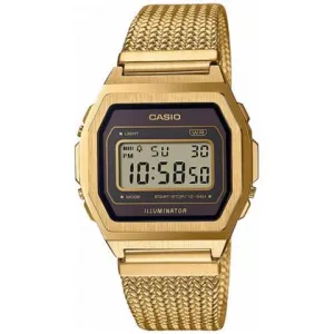 Schmuck Casio Uhren CASIO Vintage Goldene Uhr #A1000MGA-5EF